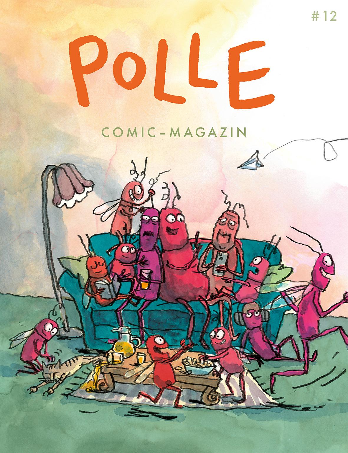 Vorderes Coverbild POLLE #12: Kindercomic-Magazin