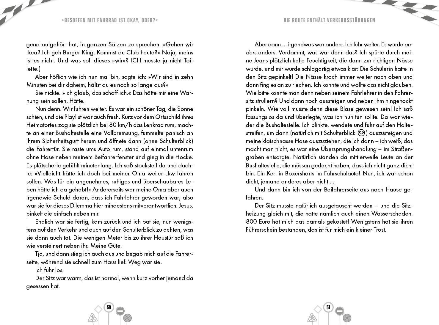 Beispielinhalt (Bild) 'Besoffen mit Fahrrad ist okay, oder?'