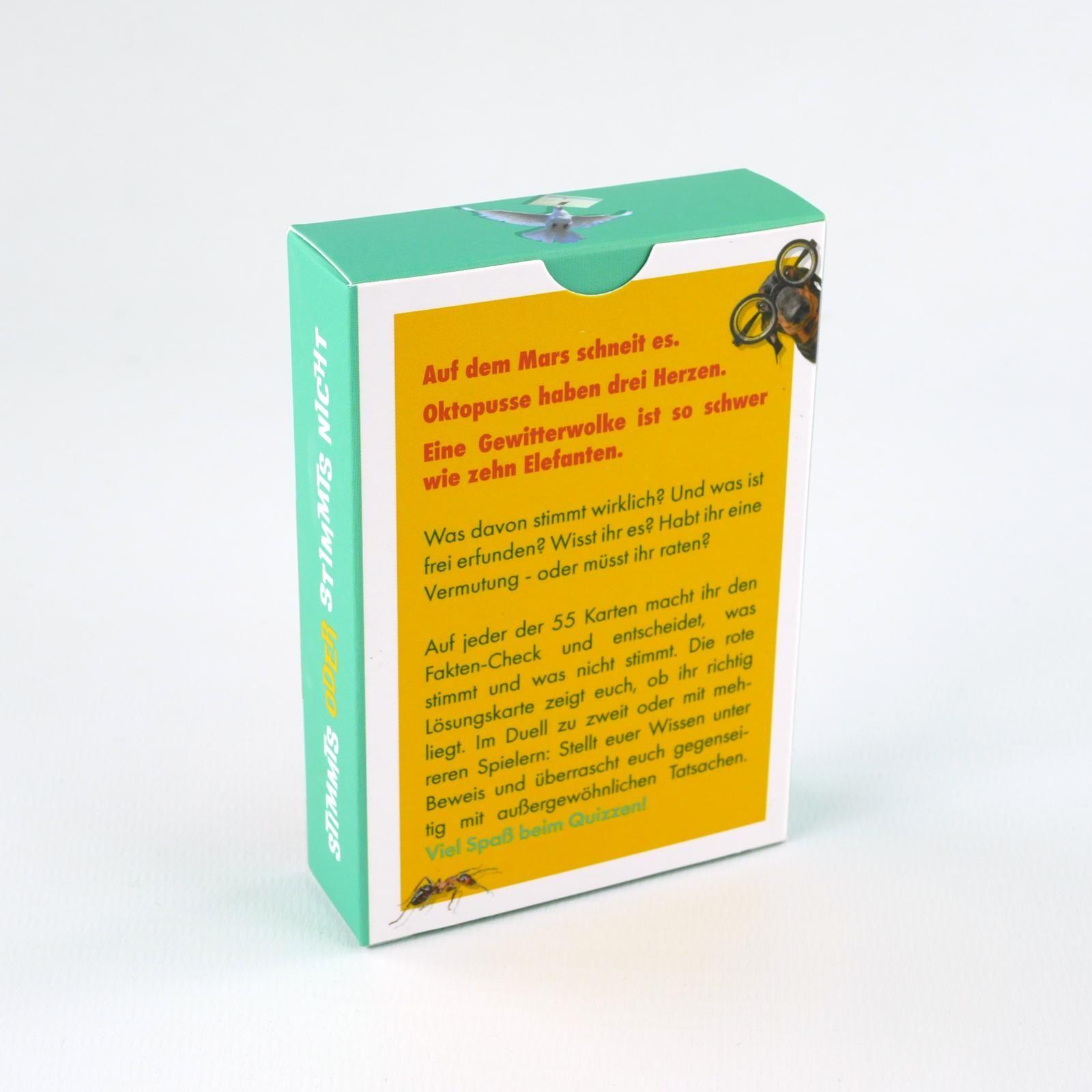 Beispielinhalt (Bild) Stimmts oder stimmts nicht? - Das einzigartige Wissensquiz für Kinder ab 8 Jahren