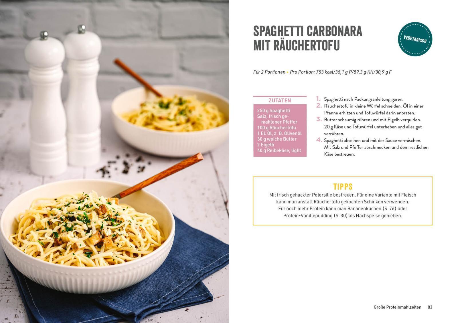 Beispielinhalt (Bild) Proteinfasten - Das Kochbuch