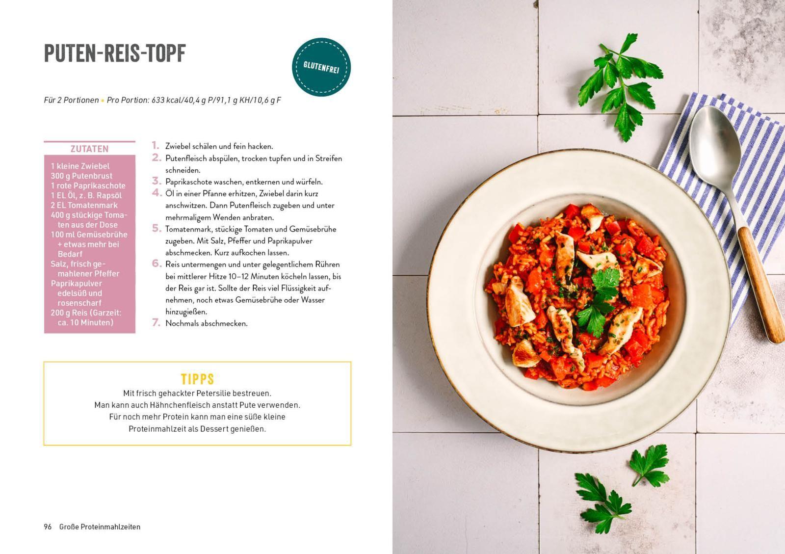 Beispielinhalt (Bild) Proteinfasten - Das Kochbuch