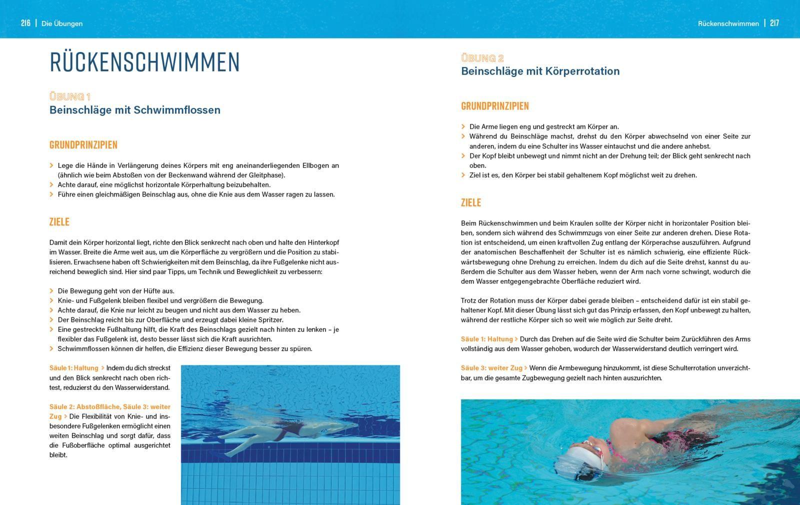 Beispielinhalt (Bild) Schwimmen wie ein Profi
