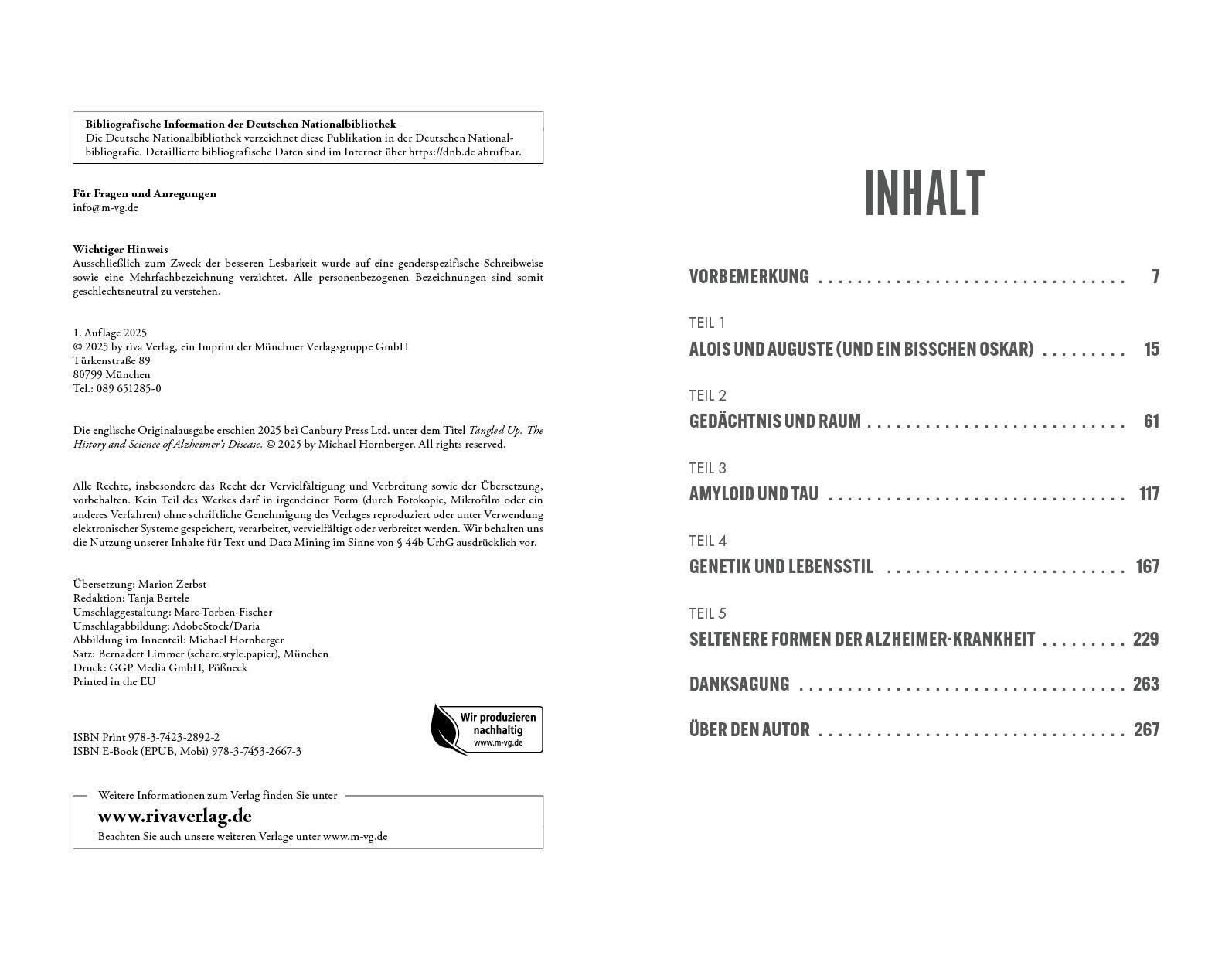 Beispielinhalt (Bild) Das schwindende Gehirn