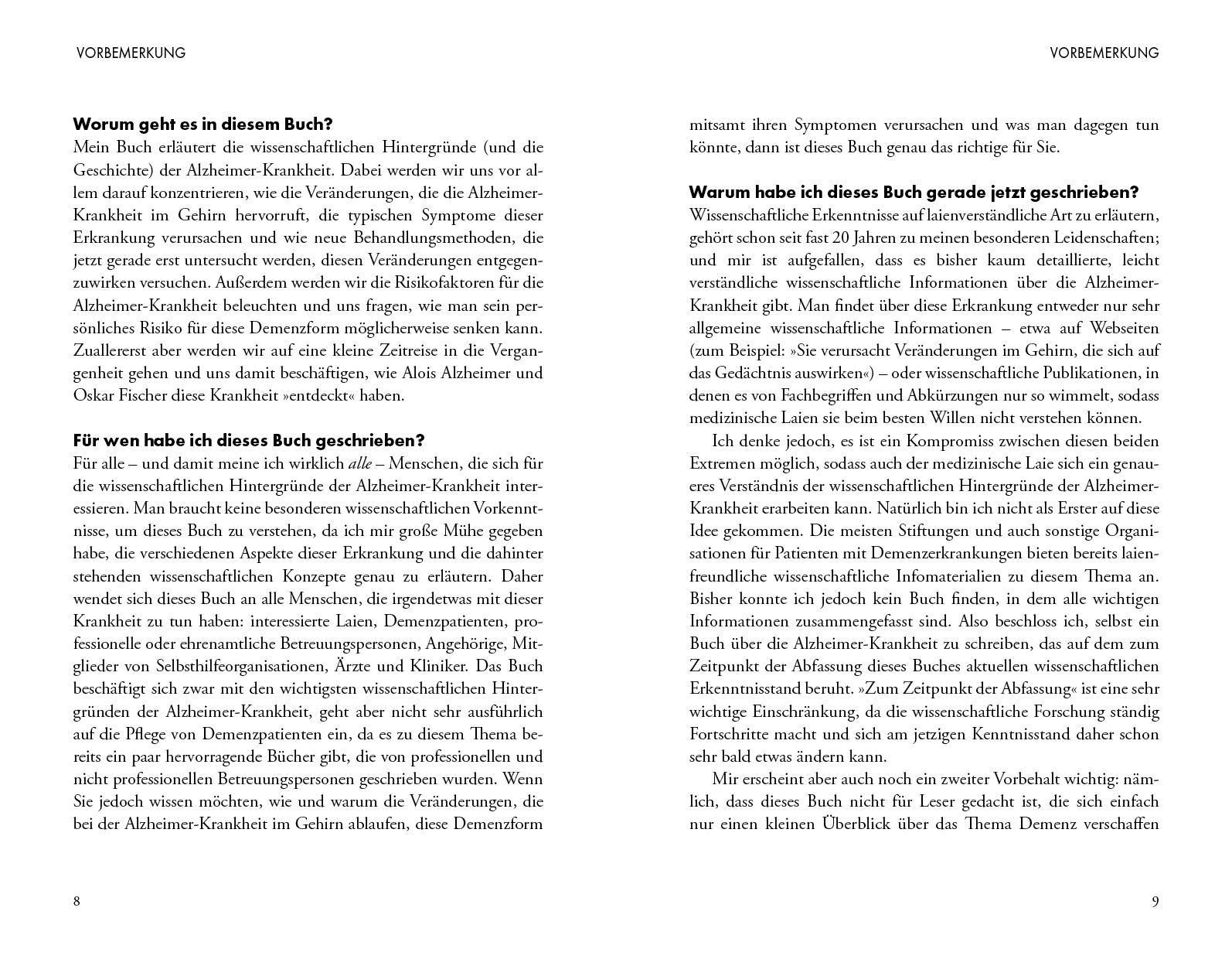 Beispielinhalt (Bild) Das schwindende Gehirn