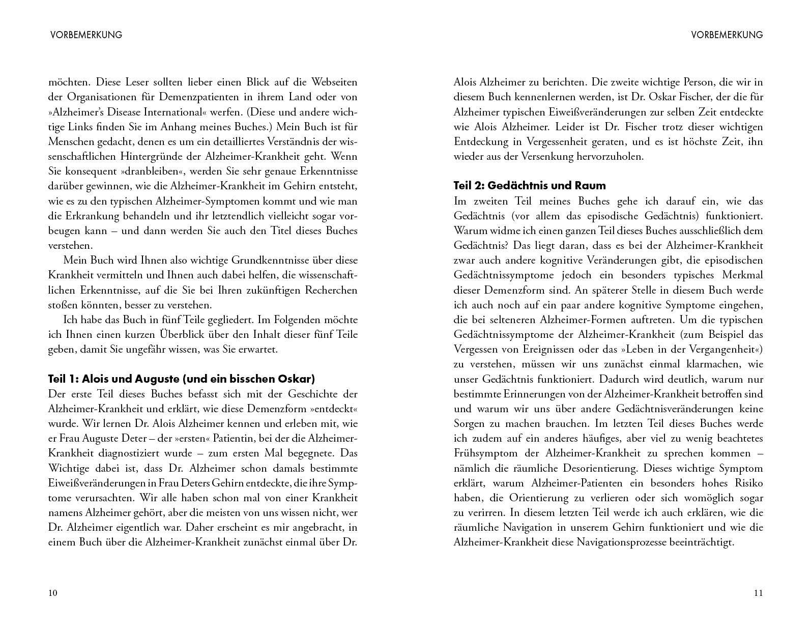 Beispielinhalt (Bild) Das schwindende Gehirn