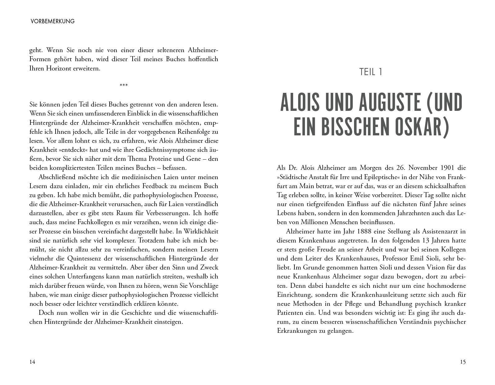 Beispielinhalt (Bild) Das schwindende Gehirn