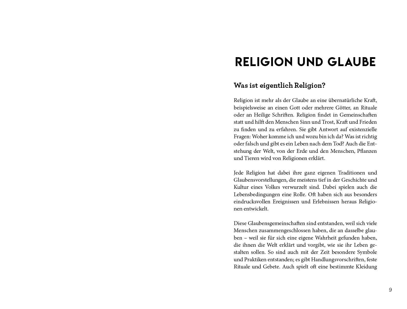 Beispielinhalt (Bild) Erklärs mir, als wäre ich 5 - Religion