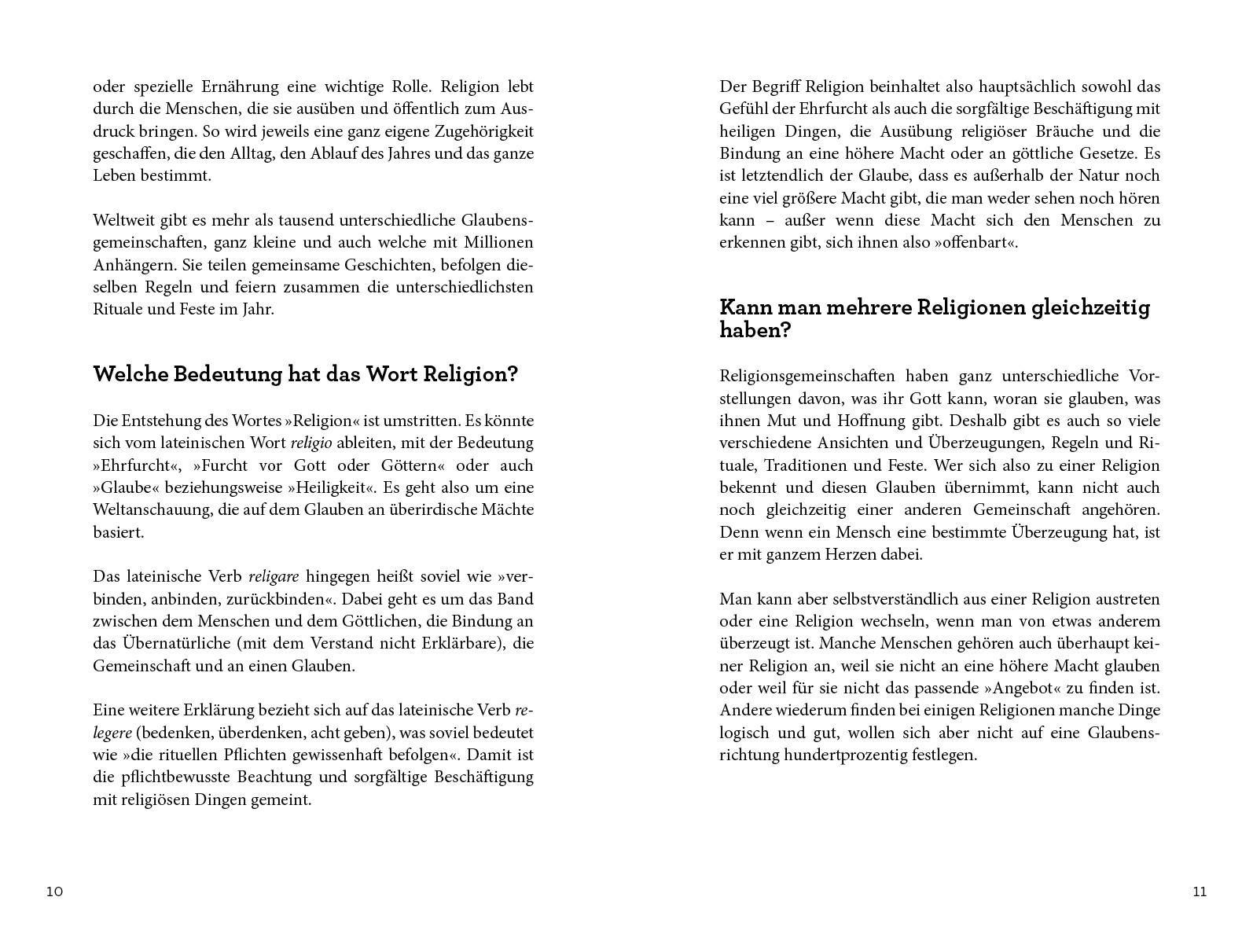 Beispielinhalt (Bild) Erklärs mir, als wäre ich 5 - Religion