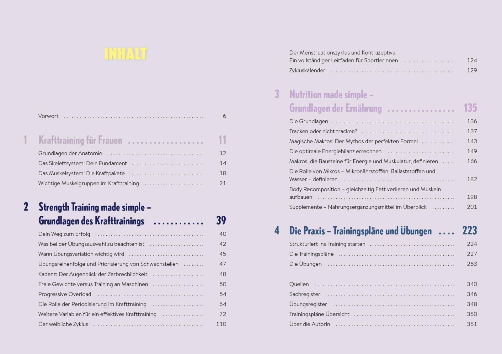 Beispielinhalt (Bild) Strong & Powerful - Krafttraining für Frauen