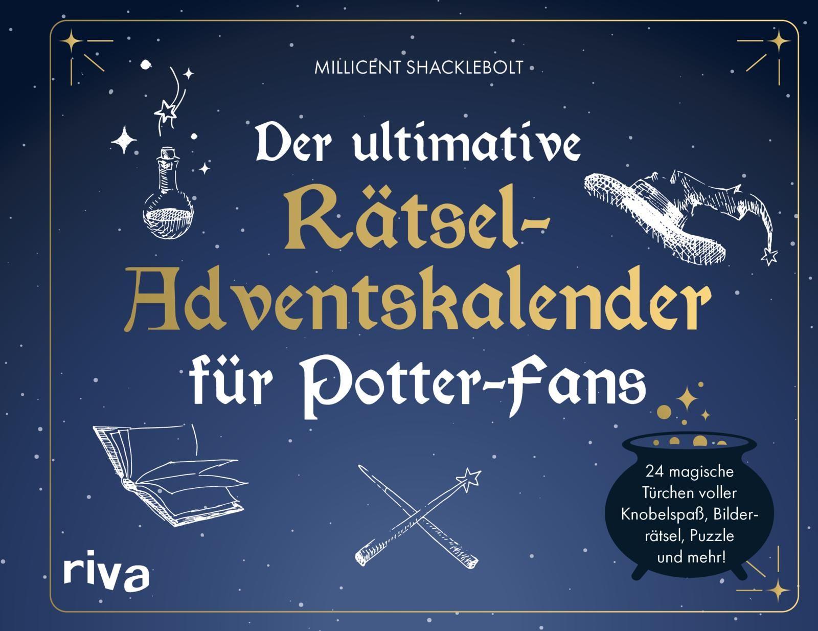 Vorderes Coverbild Der ultimative Rätsel-Adventskalender für Potter-Fans