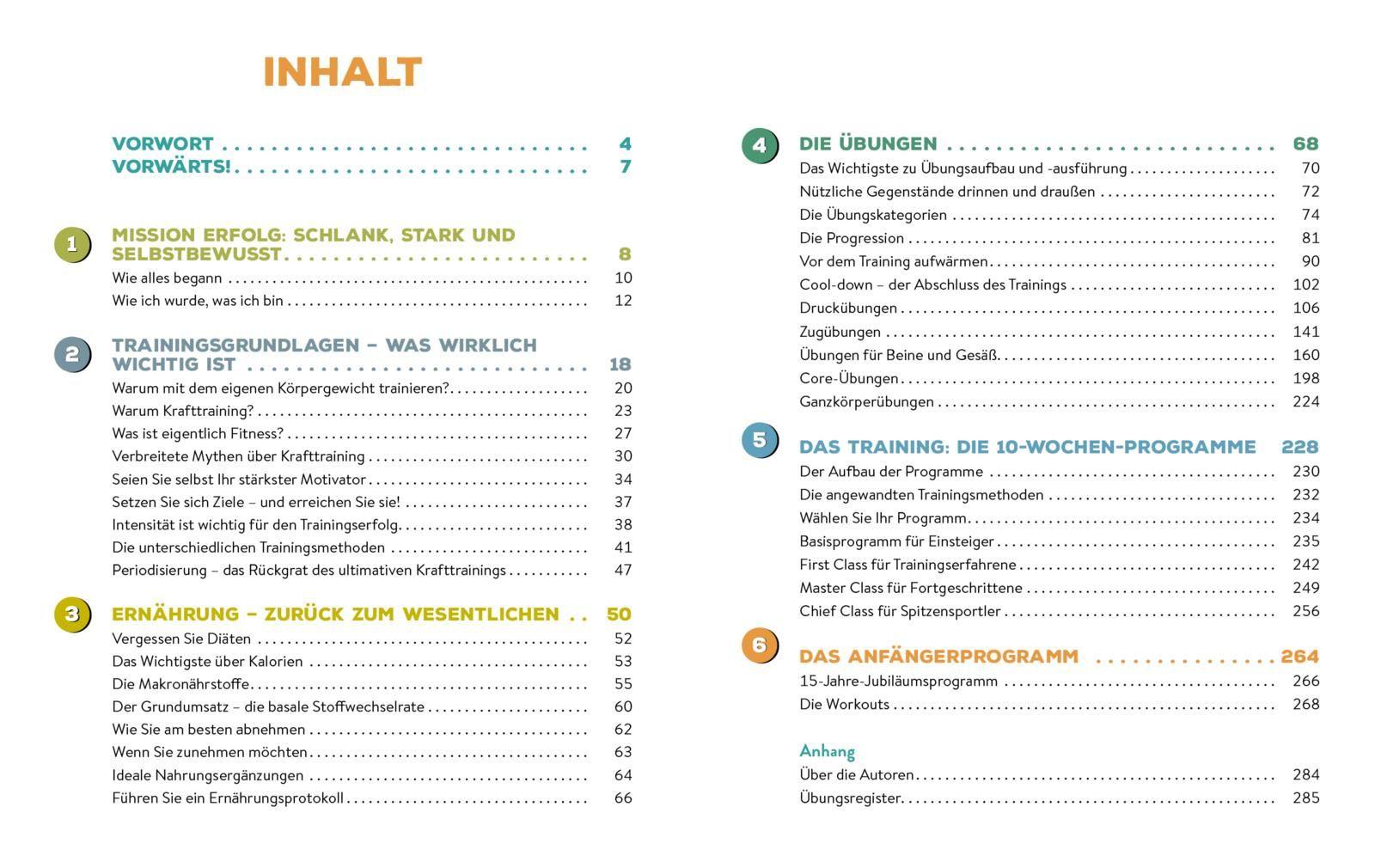 Beispielinhalt (Bild) Fit ohne Geräte