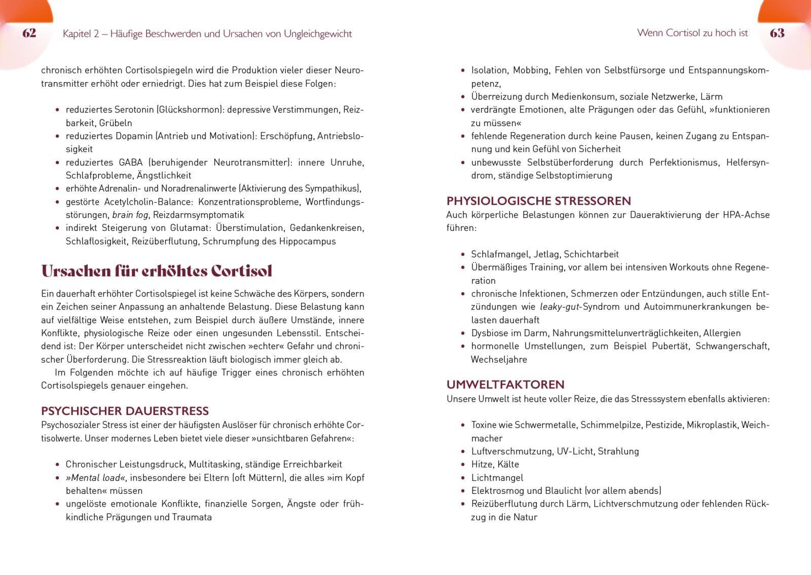 Beispielinhalt (Bild) Die Cortisol-Formel