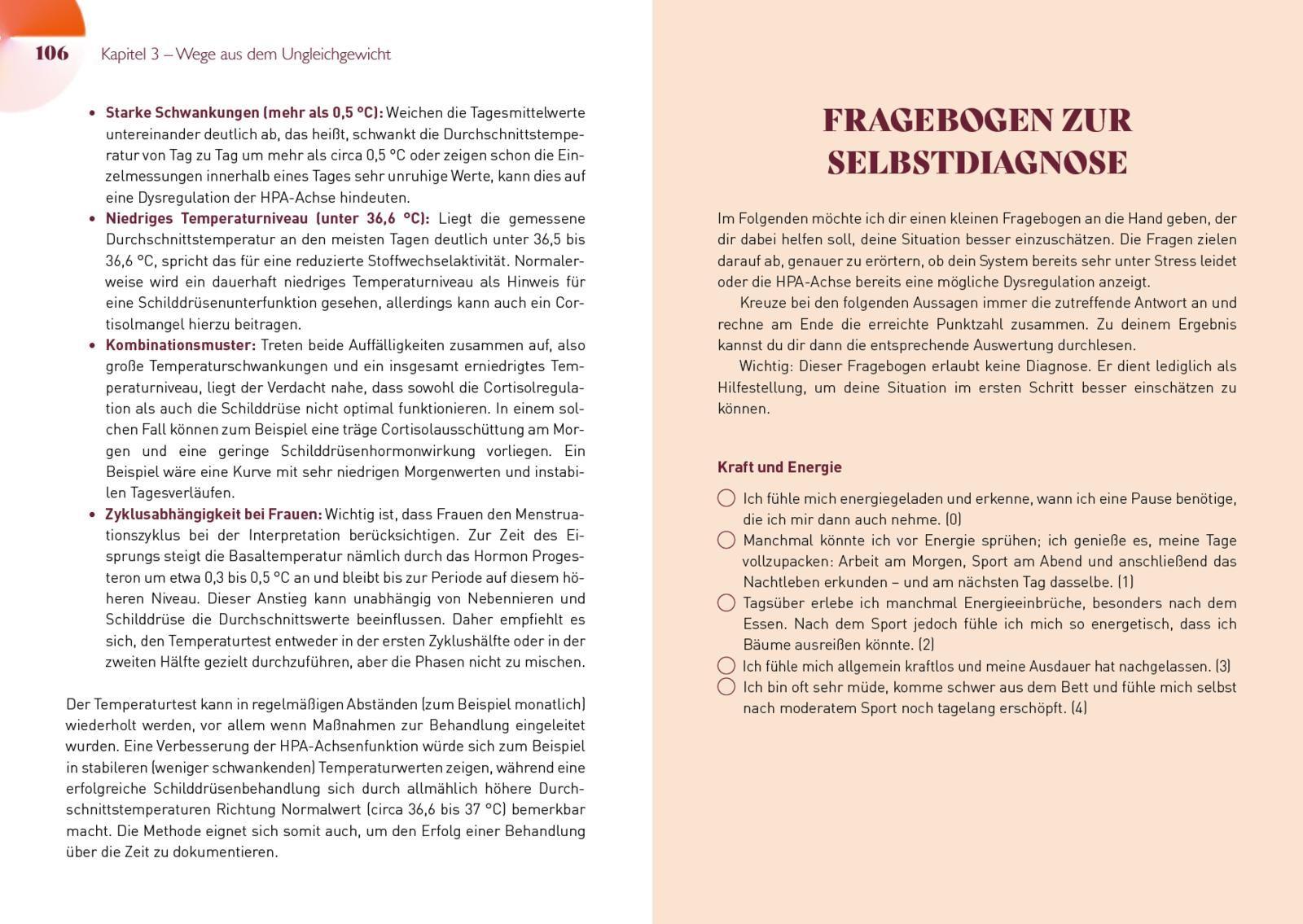 Beispielinhalt (Bild) Die Cortisol-Formel