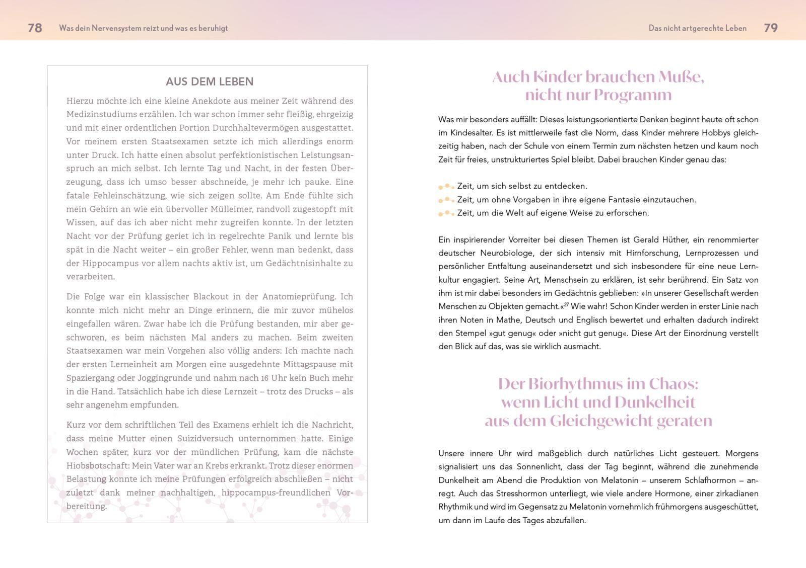 Beispielinhalt (Bild) Neustart fürs Nervensystem