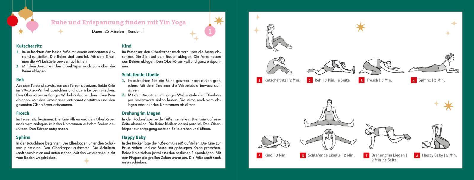 Beispielinhalt (Bild) 24 Workouts für den Advent