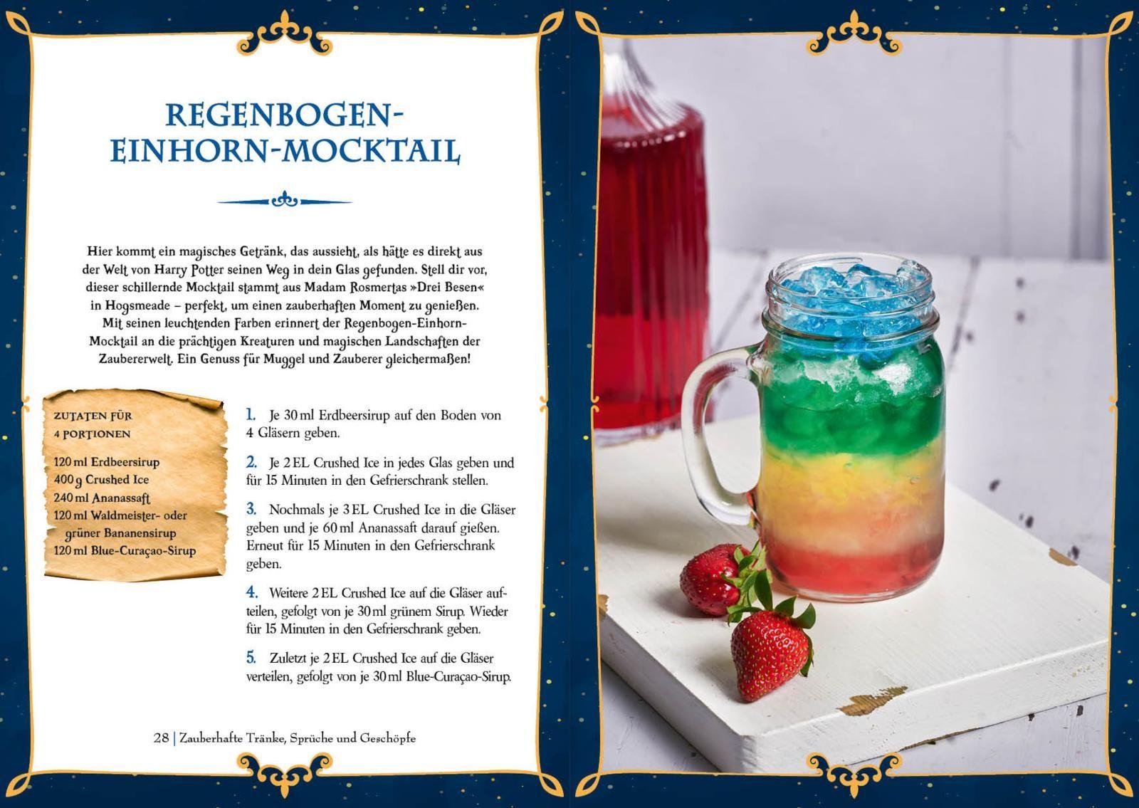 Beispielinhalt (Bild) Mocktails für Potter-Fans