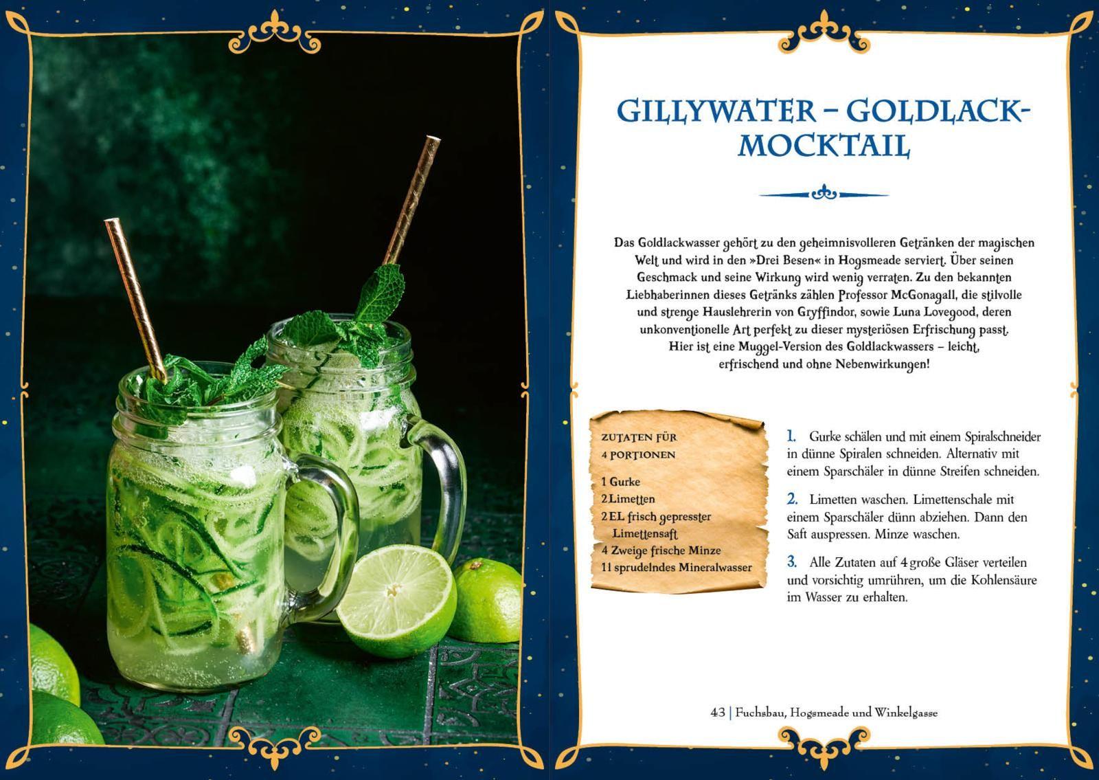 Beispielinhalt (Bild) Mocktails für Potter-Fans