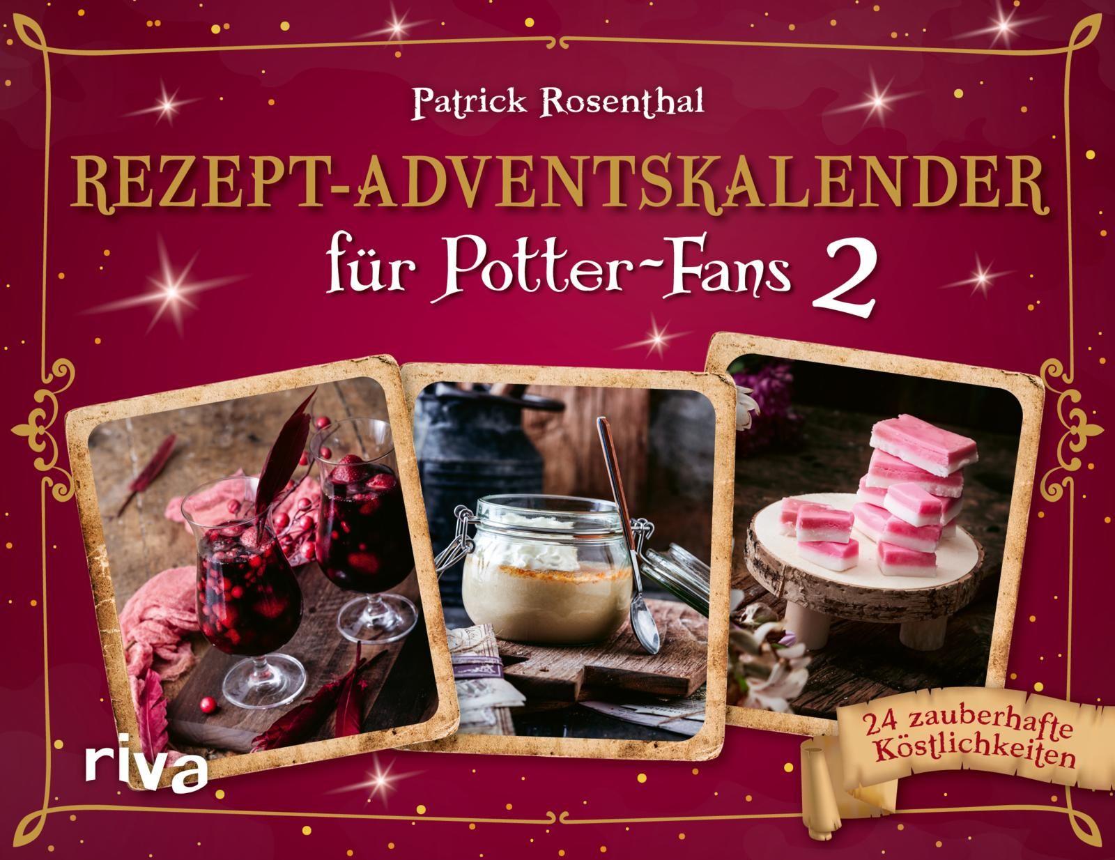 Vorderes Coverbild Rezept-Adventskalender für Potter-Fans 2