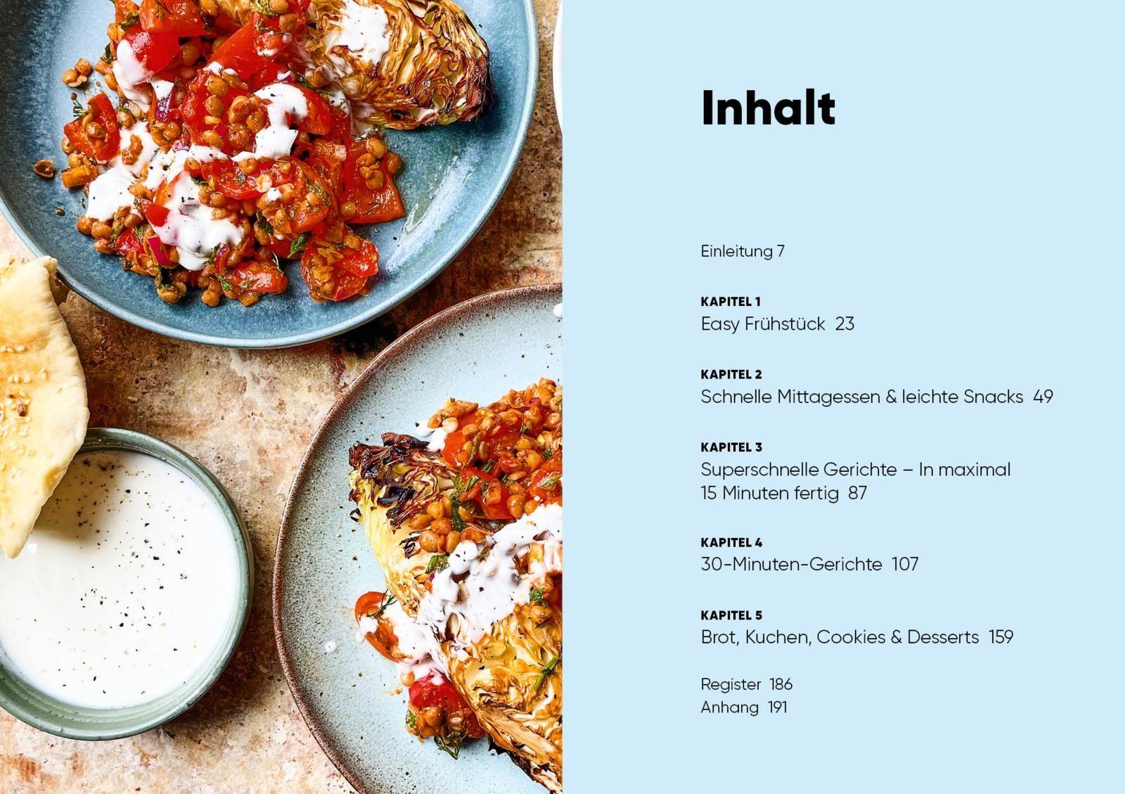 Beispielinhalt (Bild) Das Airfryer-Kochbuch: Vegan