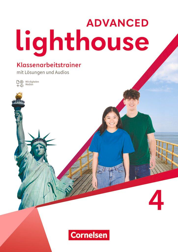 Vorderes Coverbild Lighthouse Band 4: 8. Schuljahr - Advanced Edition - Klassenarbeitstrainer mit Audios, Erklärfilmen und Lösungen