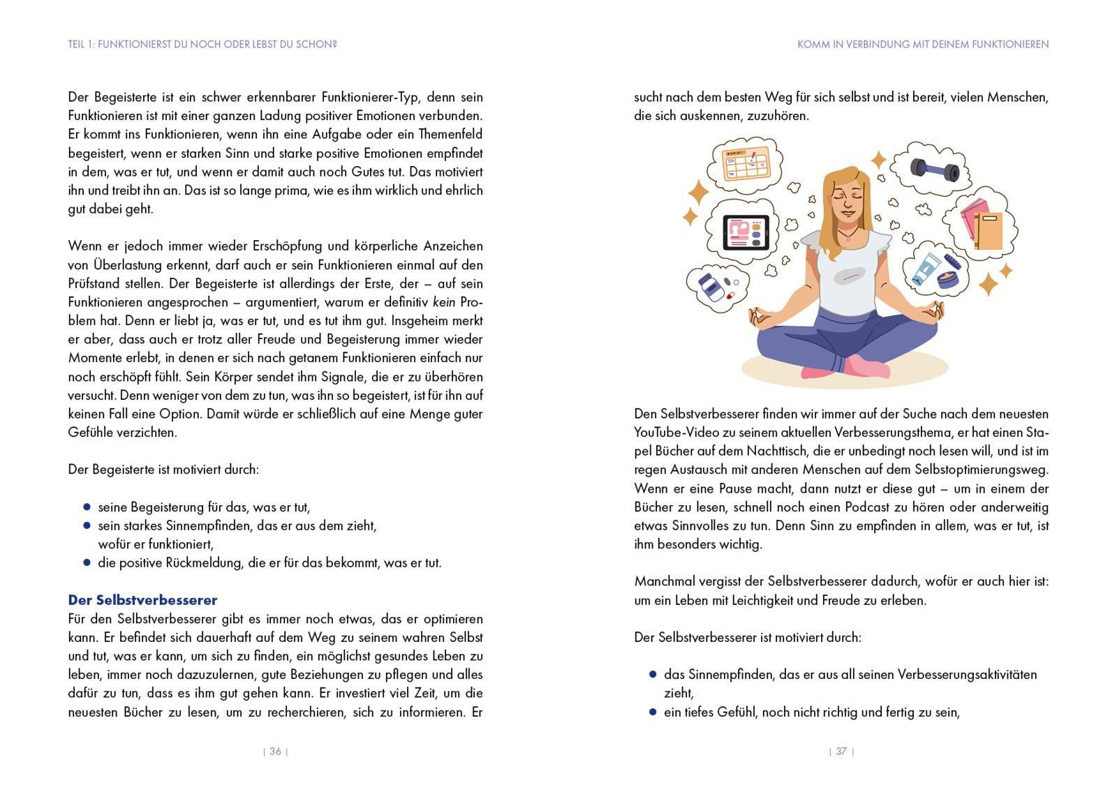 Beispielinhalt (Bild) Raus aus dem Funktionsmodus - zurück zu dir