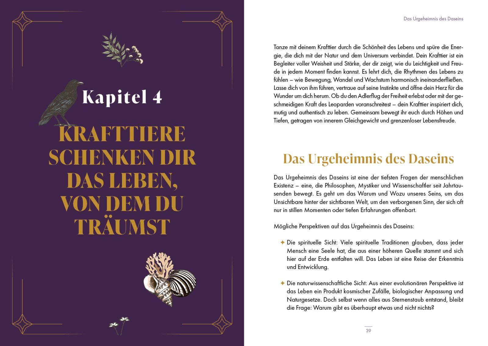 Beispielinhalt (Bild) Krafttiere - Gefährten der Seele