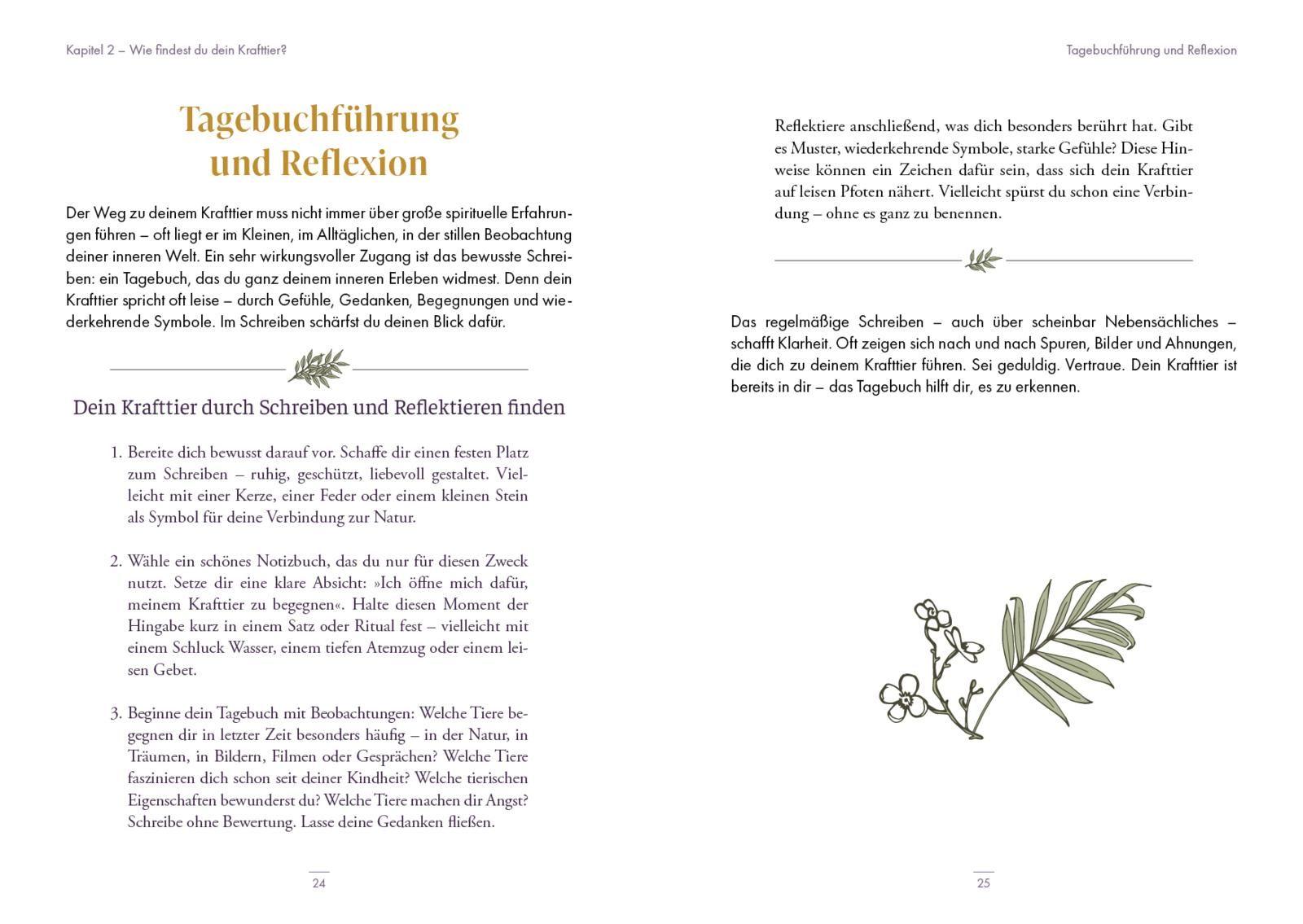 Beispielinhalt (Bild) Krafttiere - Gefährten der Seele