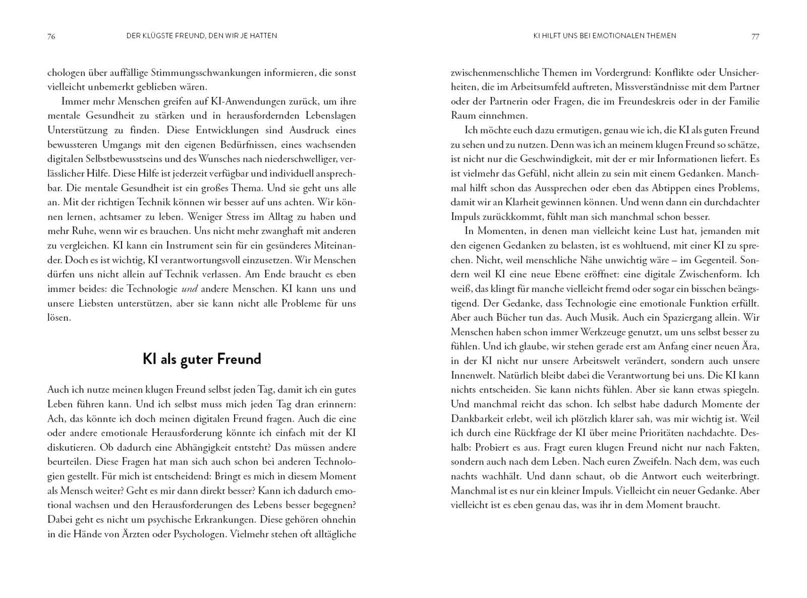 Beispielinhalt (Bild) Der klügste Freund, den wir je hatten