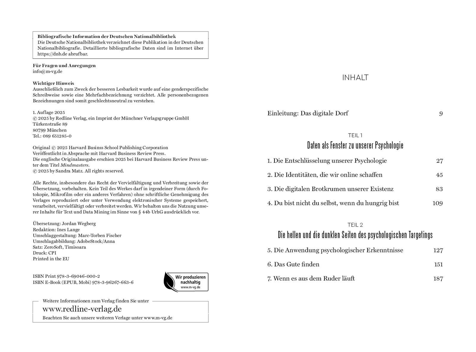 Beispielinhalt (Bild) Mindmasters - Die Macht der Daten