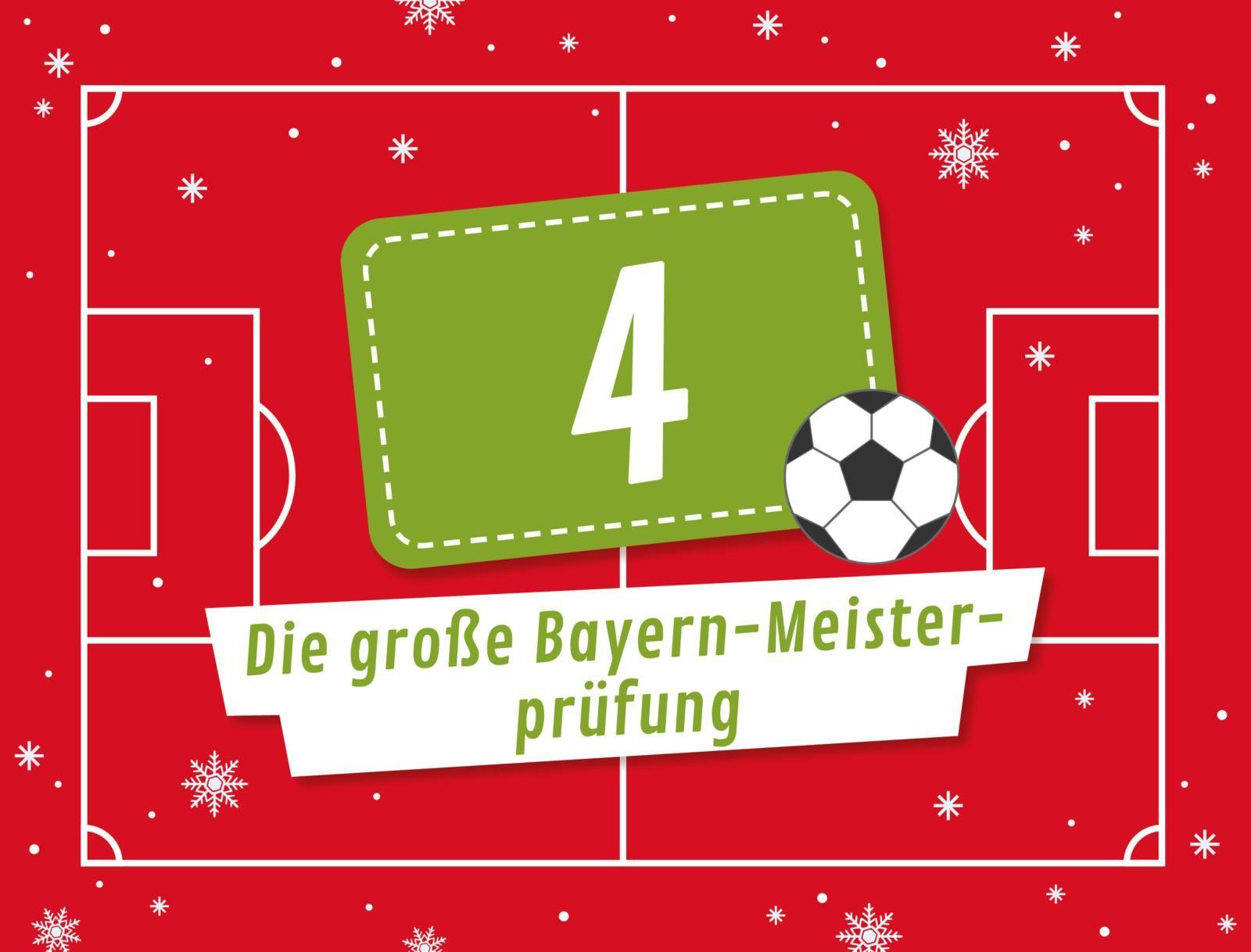 Beispielinhalt (Bild) Der inoffizielle Adventskalender für Fans des FC Bayern München