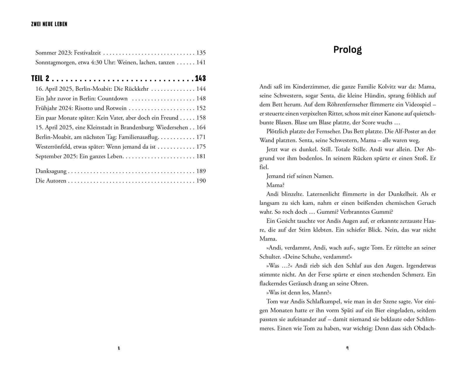 Beispielinhalt (Bild) Zwei neue Leben