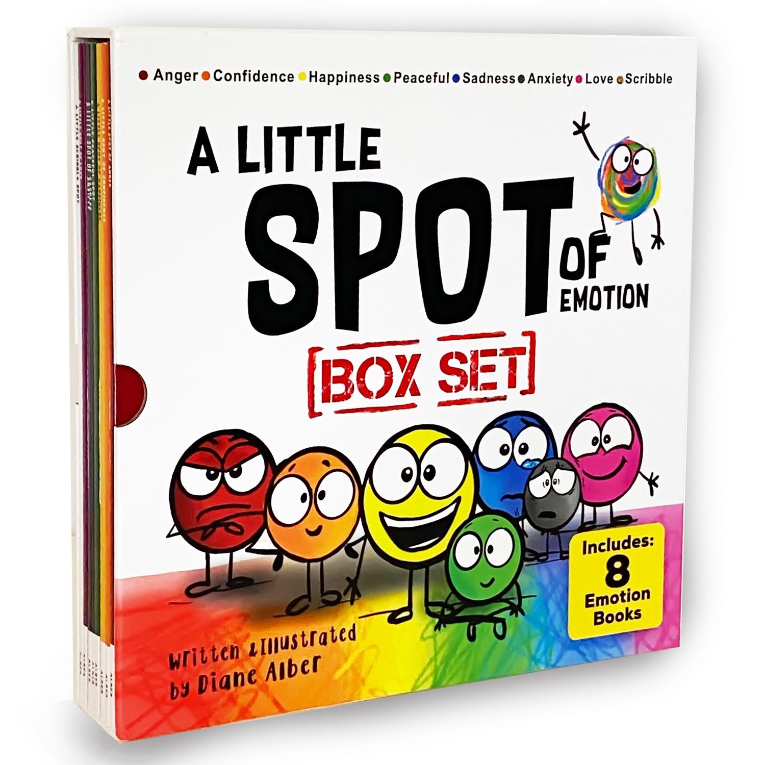 Vorderes Coverbild A Little Spot of Emotion 8 Book Box Set (Books 1-8: Anger, Anxiety, Peaceful, Happiness, Sadness, Confidence, Love, & Scribble Emotion)