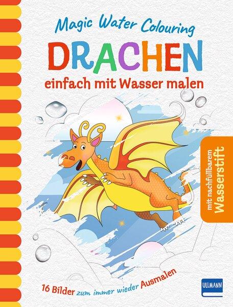 Vorderes Coverbild Magic Water Colouring - Drachen