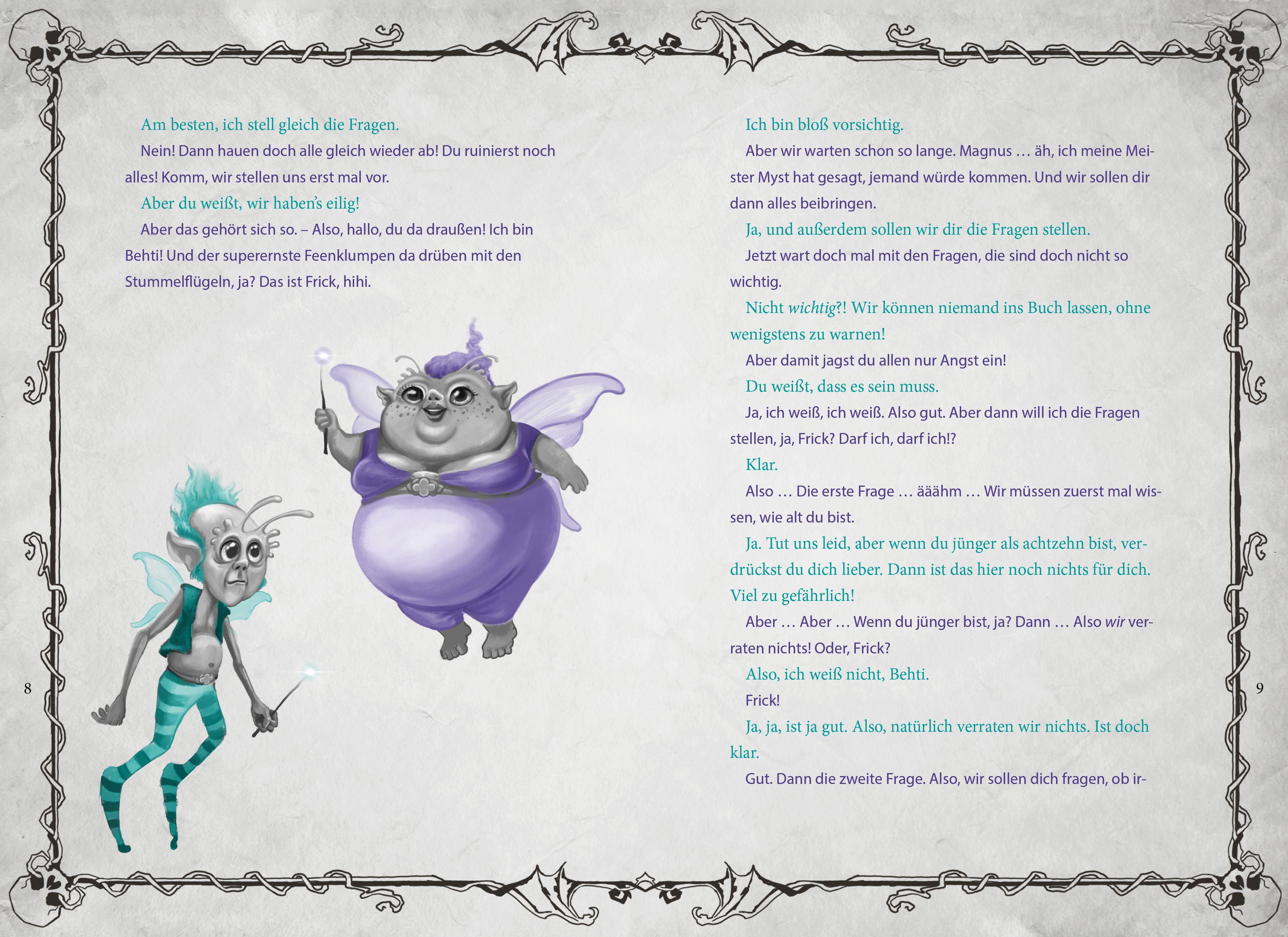 Beispielinhalt (Bild) Das verboten Böse Buch (Die Bösen Bücher, Bd. 2)