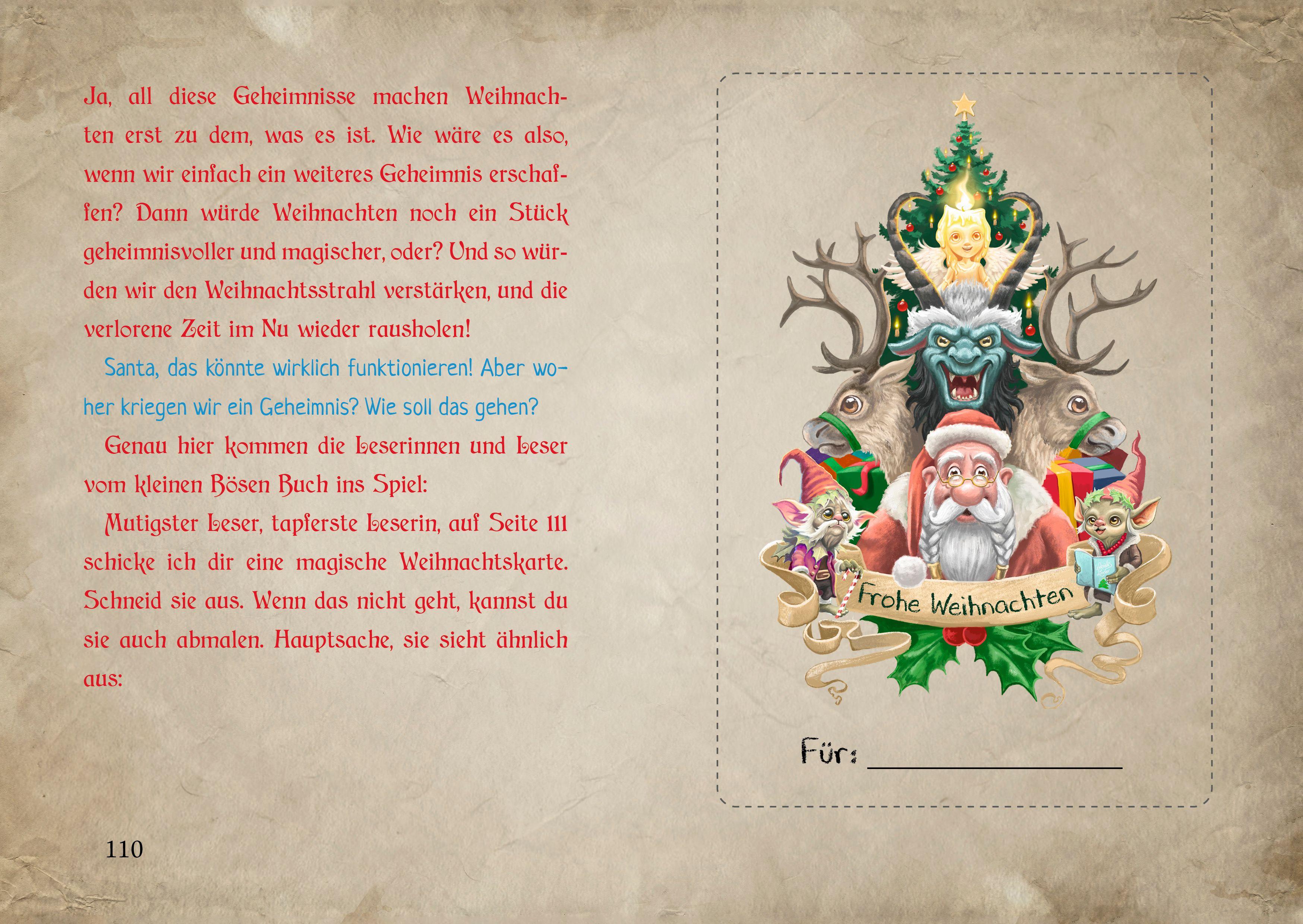 Beispielinhalt (Bild) Das kleine Böse Buch - Adventskalender (Das kleine Böse Buch)