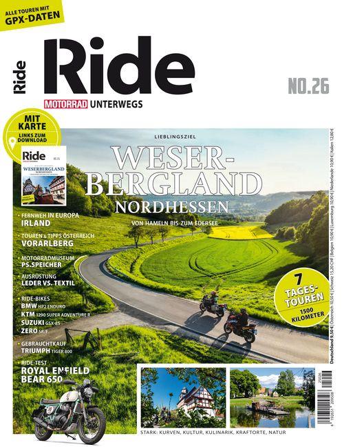 Vorderes Coverbild RIDE - Motorrad unterwegs, No. 26