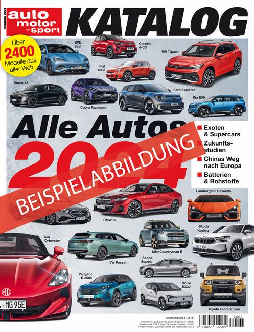 Vorderes Coverbild Auto-Katalog 2026