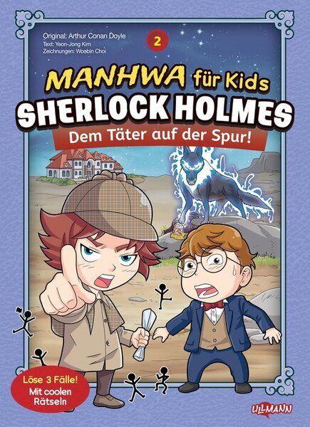 Vorderes Coverbild Manhwa für Kids: Sherlock Holmes (Band 2) - Dem Täter auf der Spur