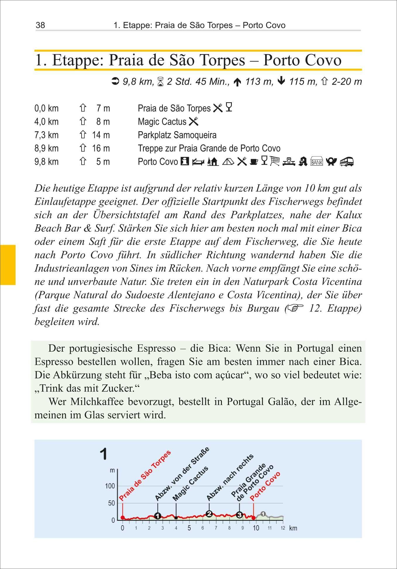 Beispielinhalt (Bild) Portugal: Fischerweg von der Praia de São Torpes bis Lagos