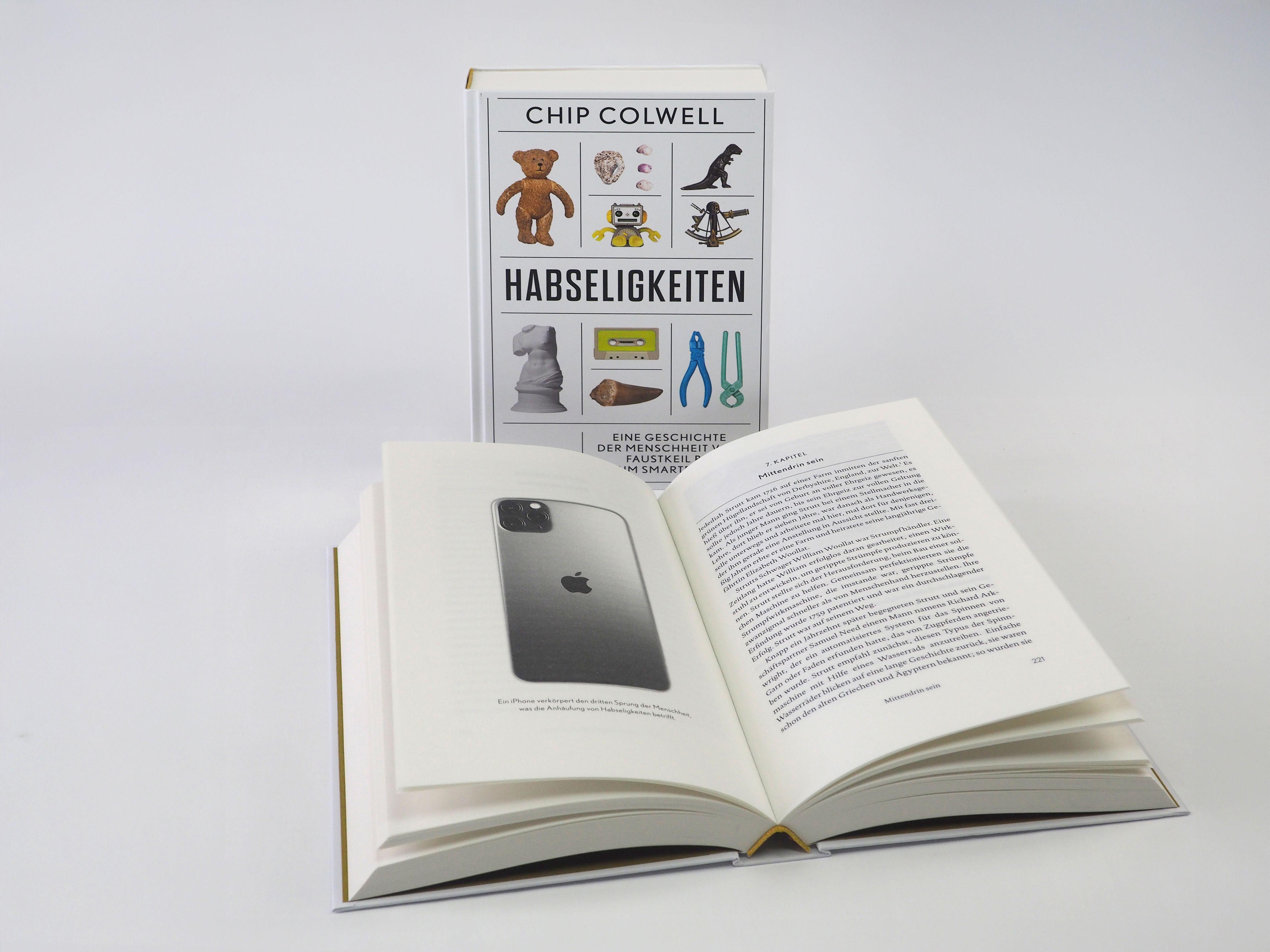 Beispielinhalt (Bild) Habseligkeiten. Eine Geschichte der Menschheit vom Faustkeil bis zum Smartphone