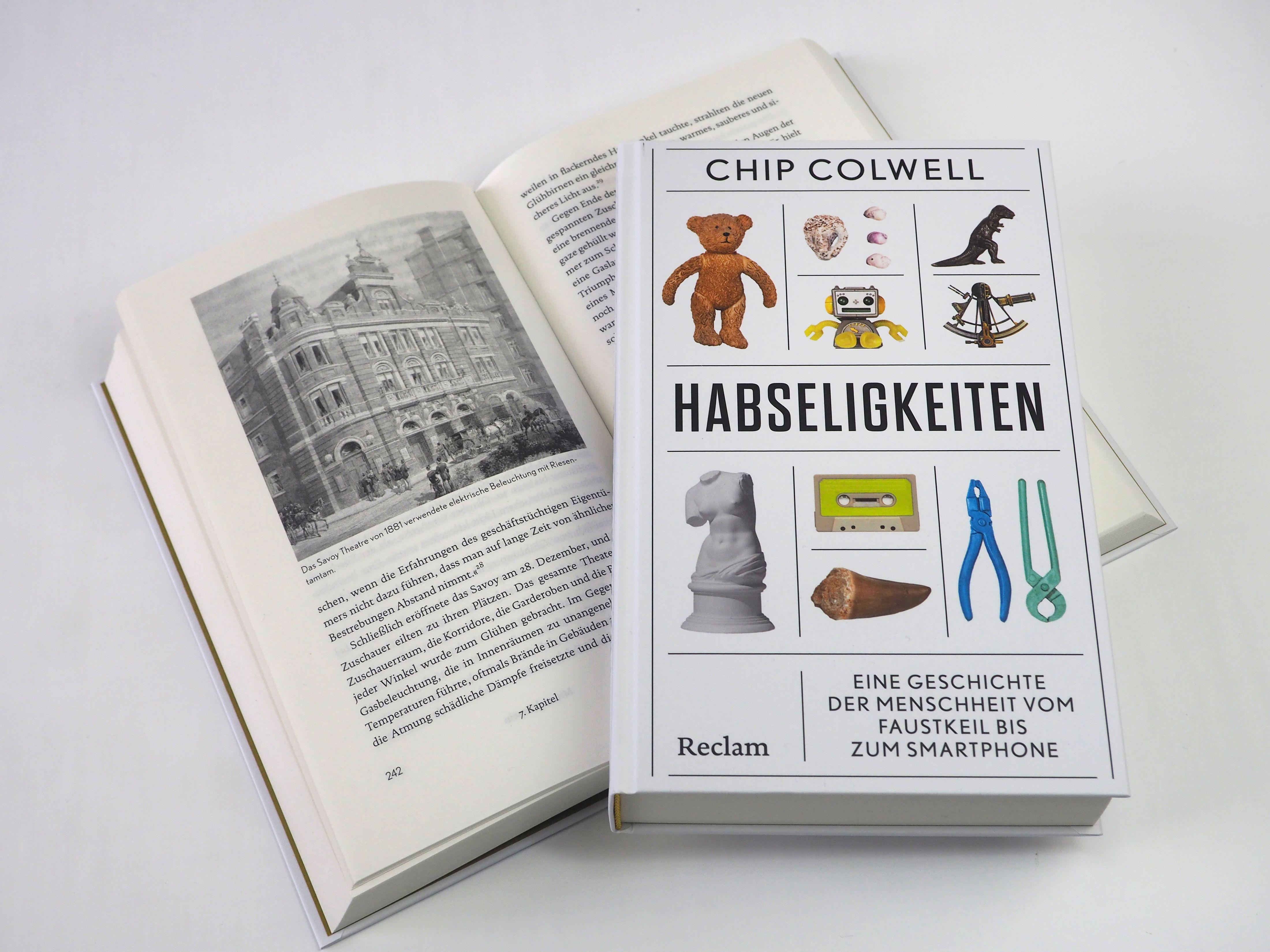 Beispielinhalt (Bild) Habseligkeiten. Eine Geschichte der Menschheit vom Faustkeil bis zum Smartphone