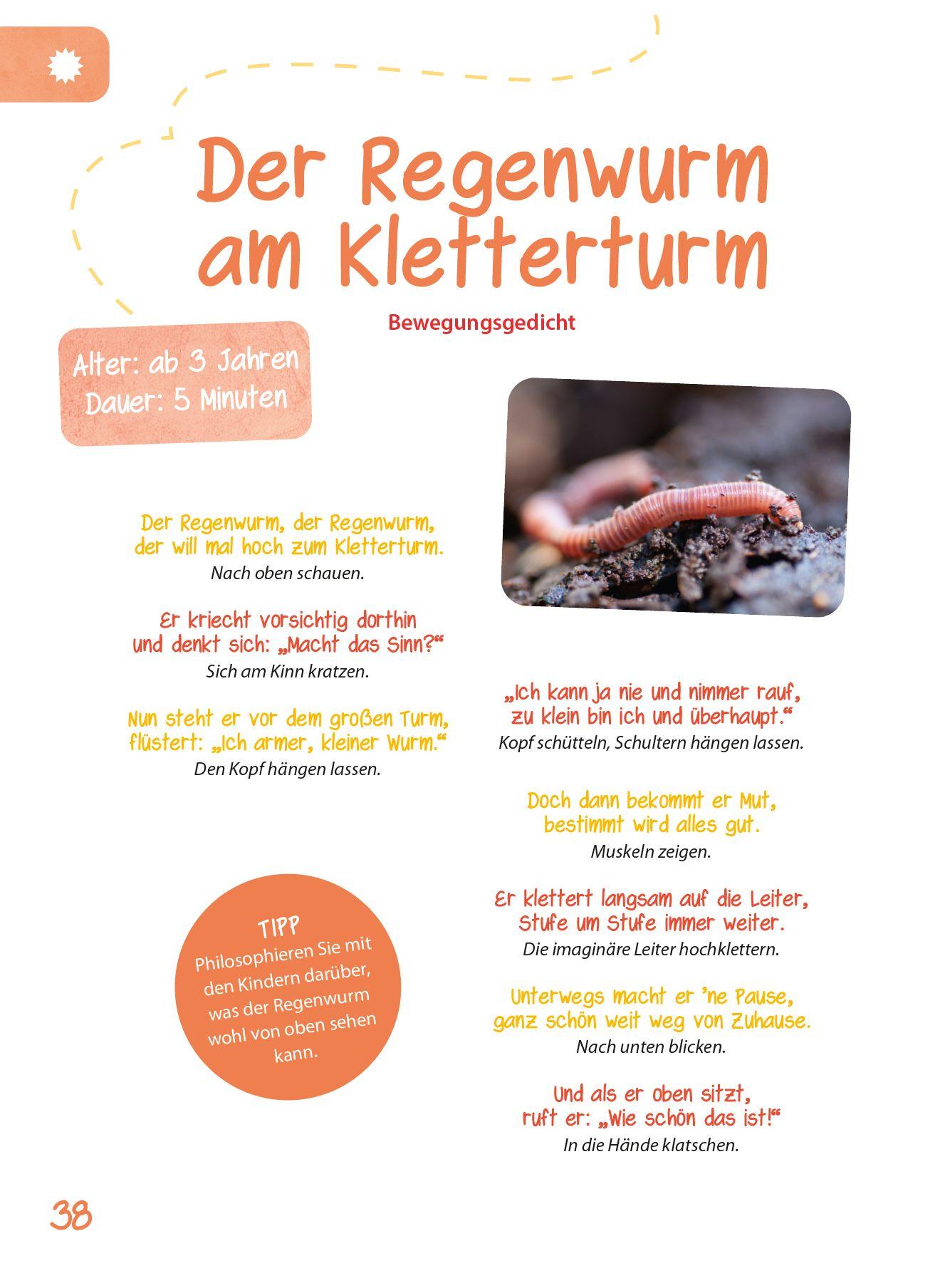 Beispielinhalt (Bild) Das Kita-Jahreszeitenbuch: Bewegungspiele & Mitmachideen