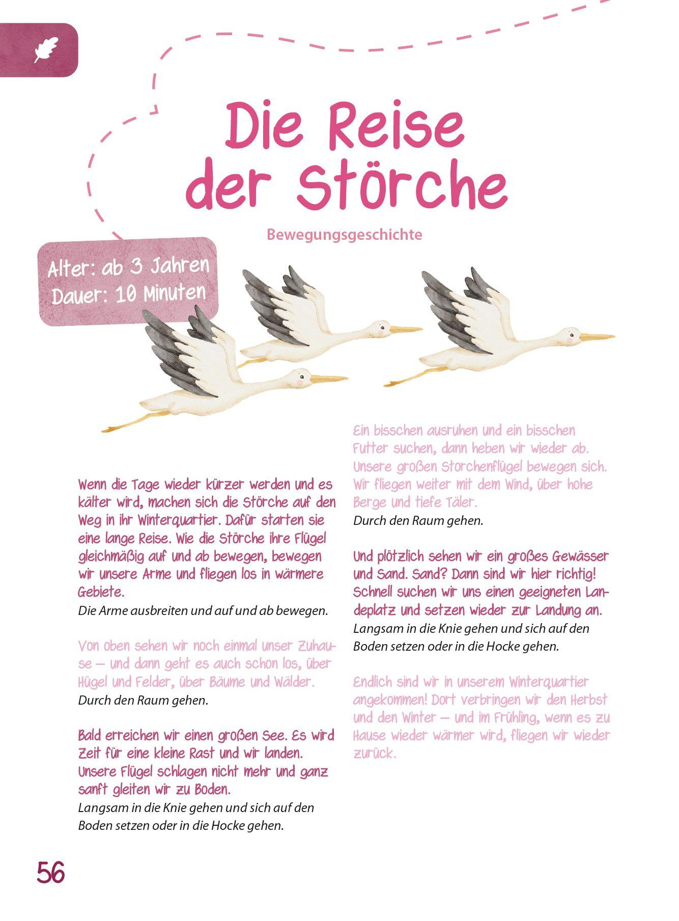 Beispielinhalt (Bild) Das Kita-Jahreszeitenbuch: Bewegungspiele & Mitmachideen