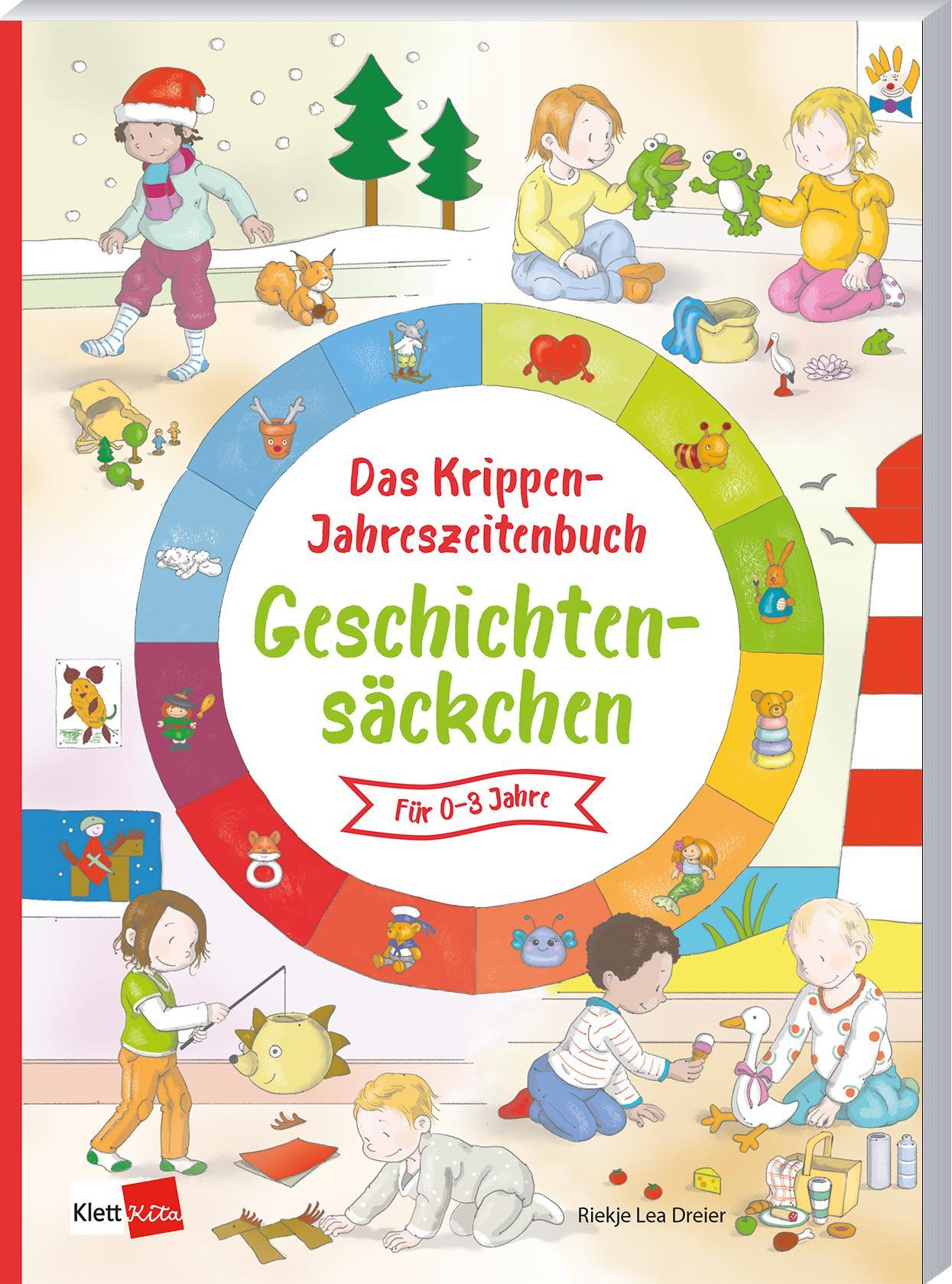 Vorderes Coverbild Das Krippen-Jahreszeitenbuch: Geschichtensäckchen