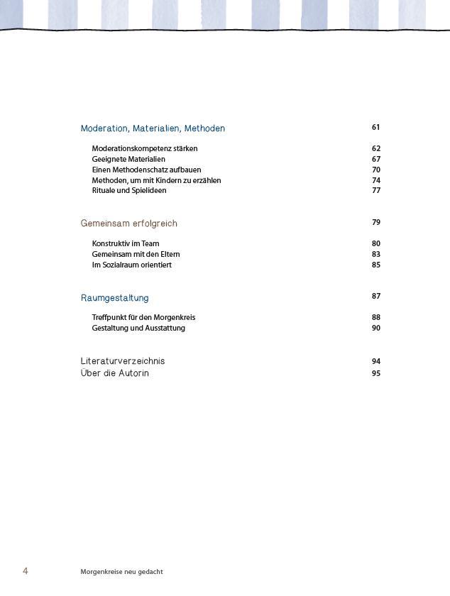 Beispielinhalt (Bild) Morgenkreise neu gedacht