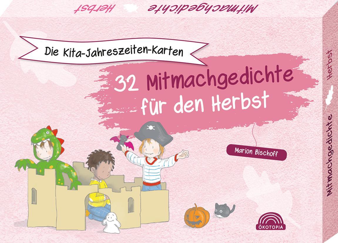 Vorderes Coverbild Die Kita-Jahreszeiten-Karten: 32 Mitmachgedichte für den Herbst