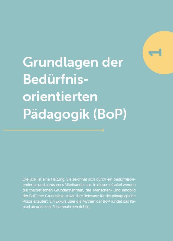 Beispielinhalt (Bild) Bedürfnisorientierte Pädagogik (BoP) verstehen, einordnen, anwenden