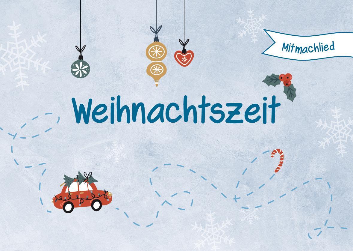 Beispielinhalt (Bild) Die Kita-Jahreszeiten-Karten: 32 Spiellieder für den Winter