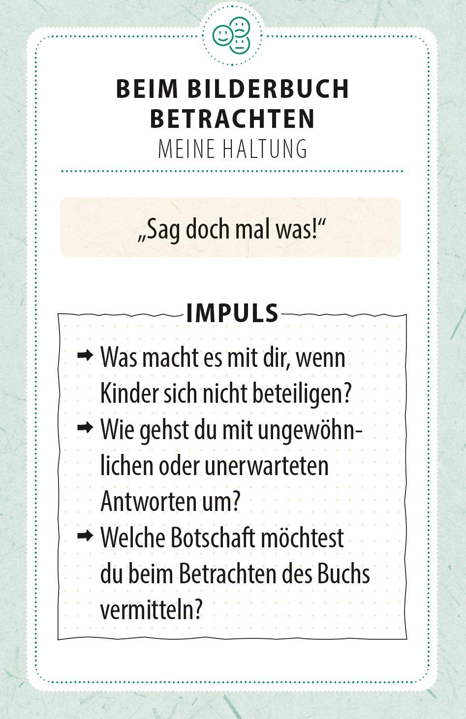 Beispielinhalt (Bild) Erzählen mit Kindern im Alltag