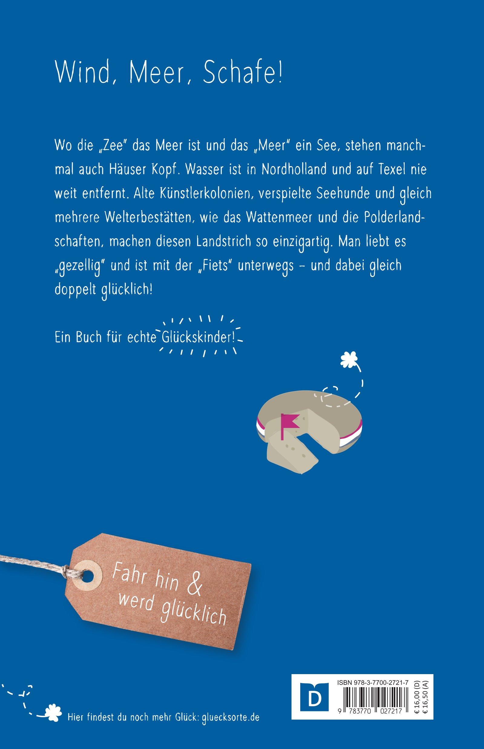 Rückseitencover Glücksorte in Nordholland. Mit Texel